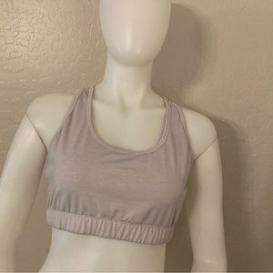 ZYIA Active Gray Bomber Bra XL